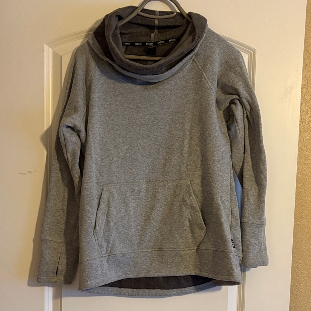 RBX Charcoal Cowl Neck Pullover